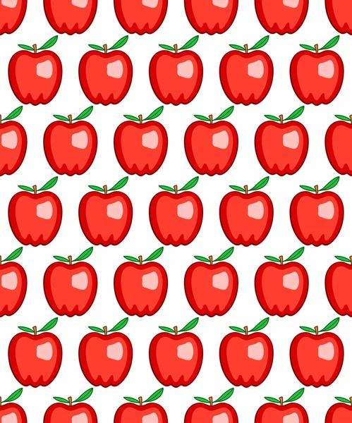 红苹果图案 — 图库矢量图片
