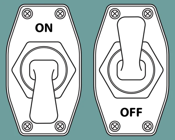 Ícone do interruptor de alternância — Vetor de Stock