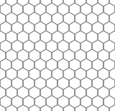 Soyut altıgen futbol ağının kusursuz deseni