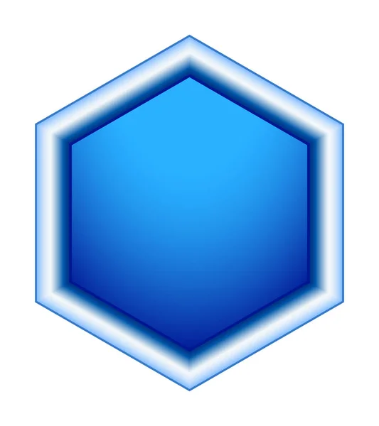 Illustration Abstract Hexagon Shape — Stock Vector