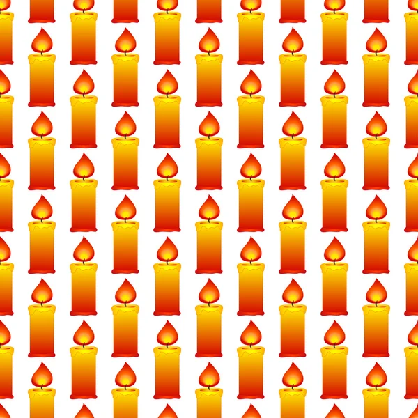 Svíčky vzor — Stockový vektor