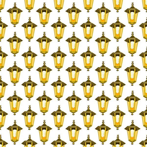 Lantern pattern — Stock Vector