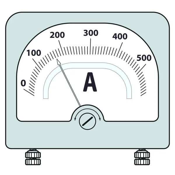 Ampèremeter pictogram — Stockvector