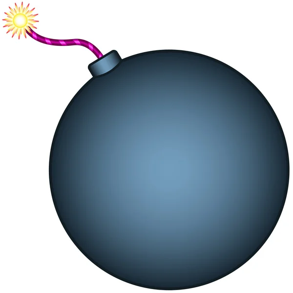 Гарматне ядро значок — стоковий вектор