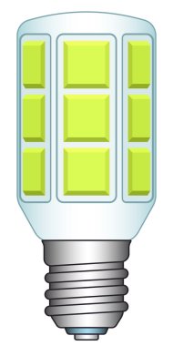 LED lamp clipart