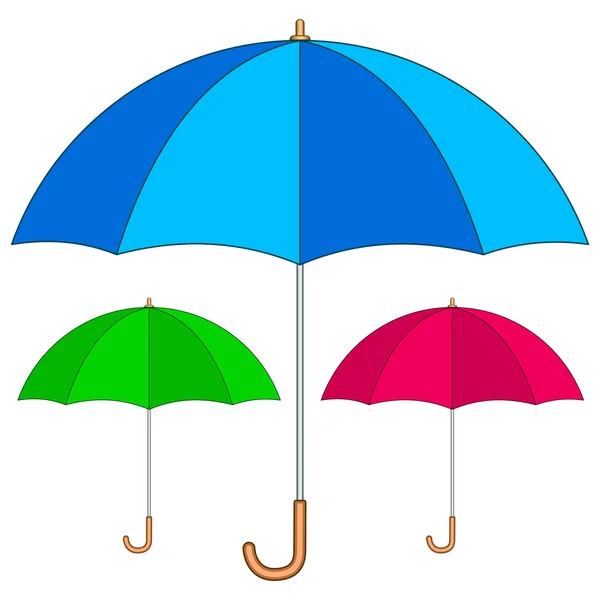 Umbrellas — Stock Vector