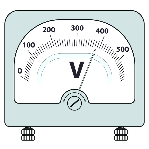 Icona voltmetro — Vettoriale Stock