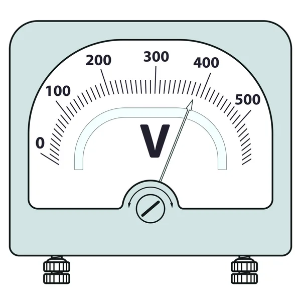 Icono del voltímetro — Archivo Imágenes Vectoriales