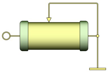 Hand drawing of Rheostat clipart