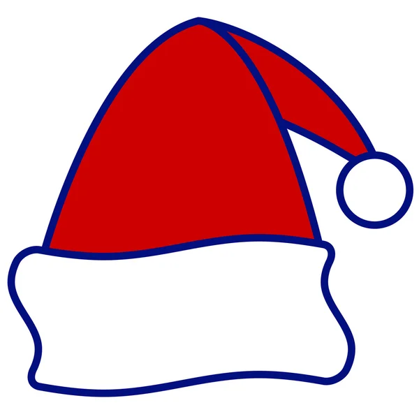 圣诞老人帽 — 图库矢量图片