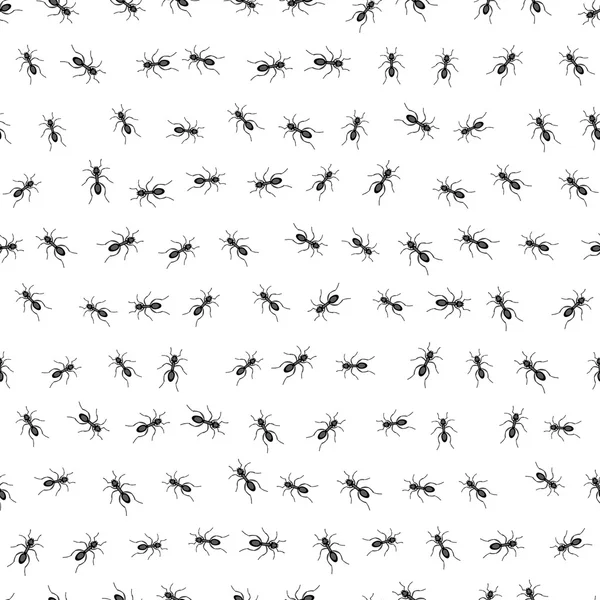 Ant random pattern — Stock Vector