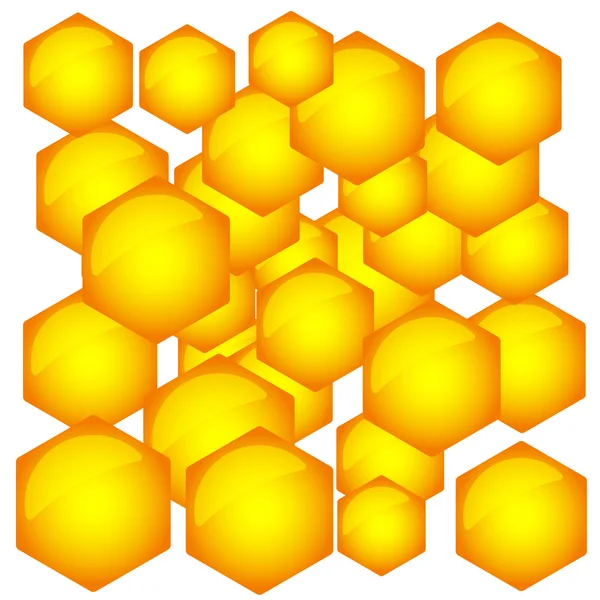 Hexagonaal patroon — Stockvector