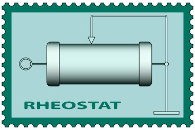 Rheostat damga simgesini