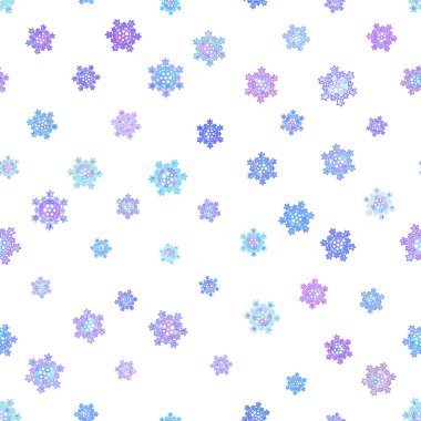 Dikişsiz snowflakes desen