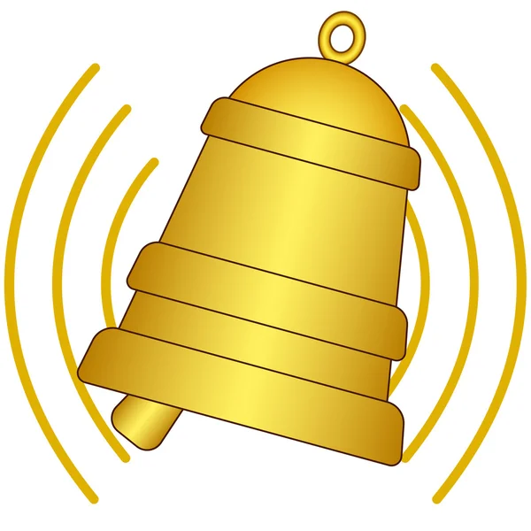 Ringing bell icon — Stockvector