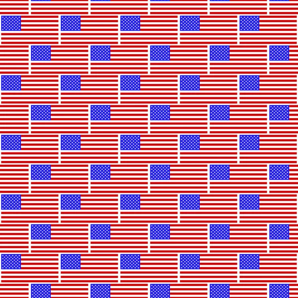 US-Flaggenmuster — Stockvektor