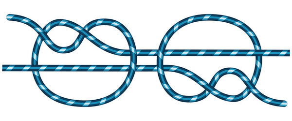 Illustration of the connecting knot