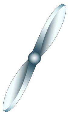 Beyaz pervane simgesini