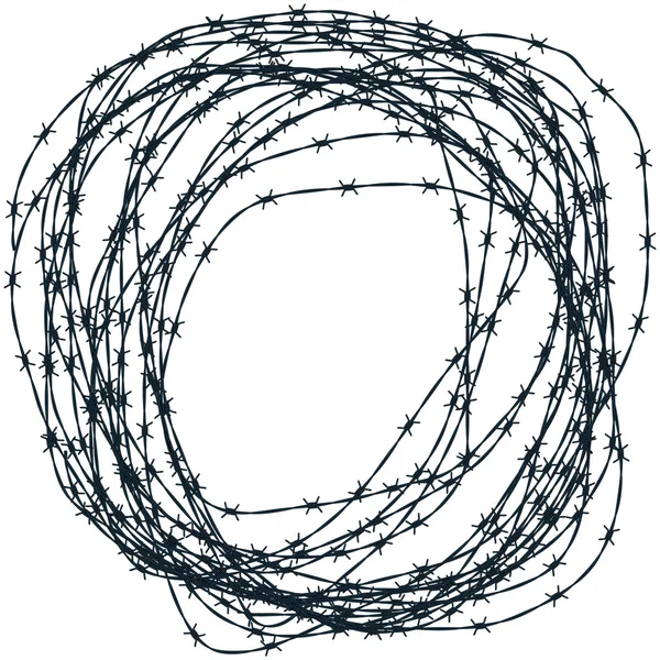 Taggtråd clew — Stock vektor