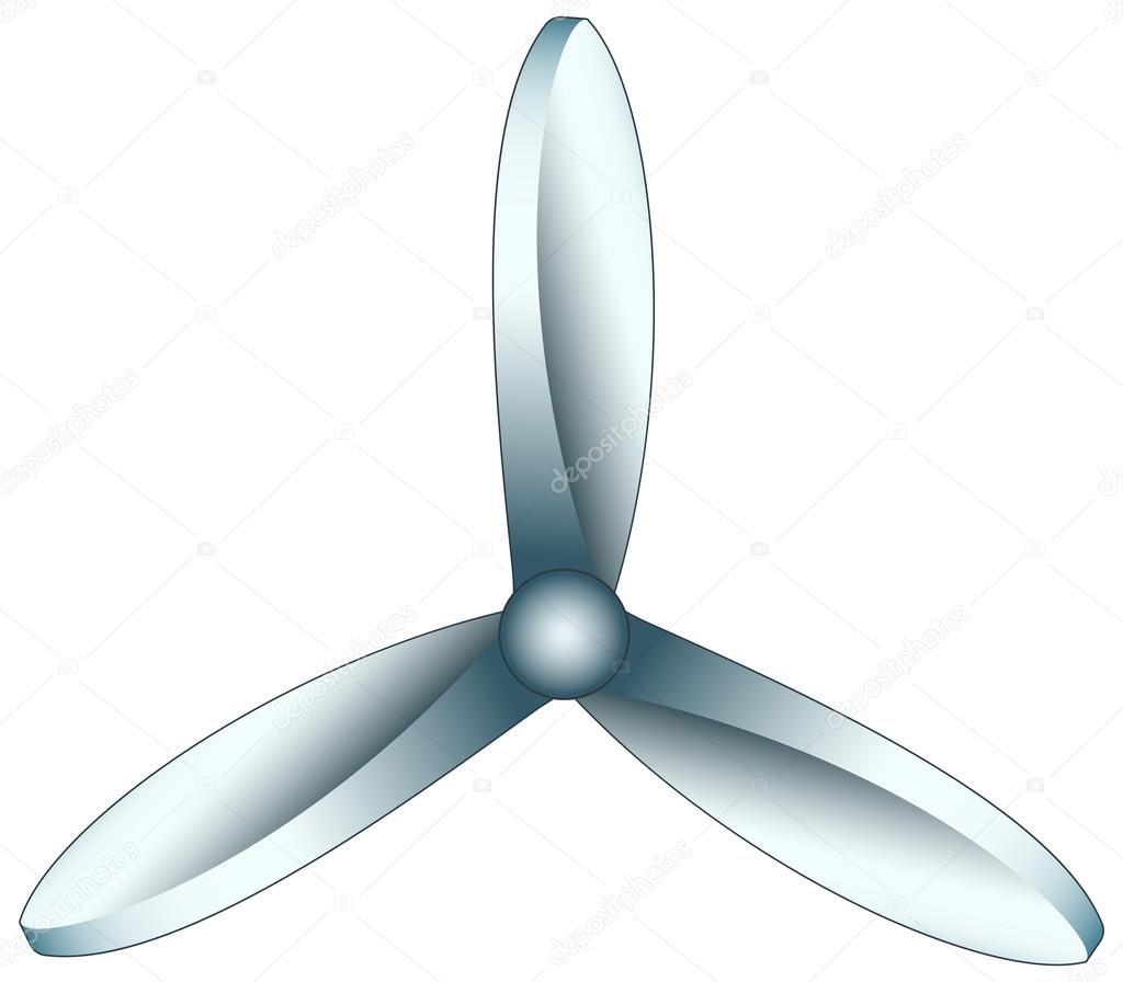 trilobate propeller icon