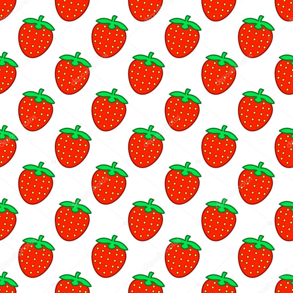 red strawberries background