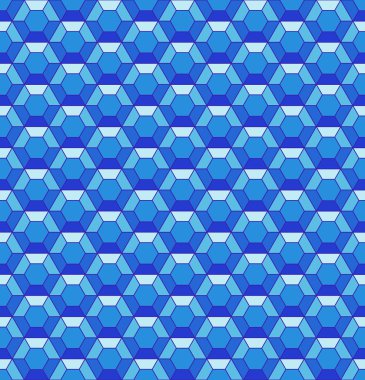 Mavi altıgen kristallerinin desen