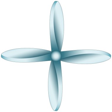 Quadrilobate pervane simgesi