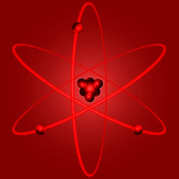 Ядром атома значок — стоковий вектор