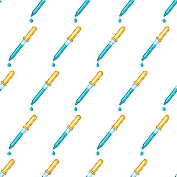 Modèle des pipettes médicales — Image vectorielle