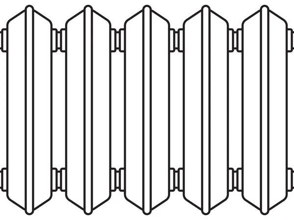 Elementos del radiador como patrón sin costuras — Archivo Imágenes Vectoriales