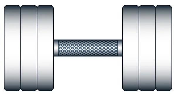Icône composite haltère — Image vectorielle