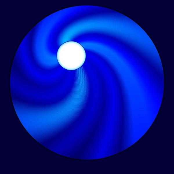 Tunnel i blå bakgrund — Stock vektor