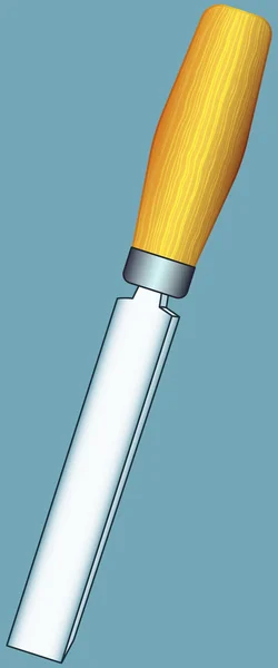 Illustrazione dello strumento scalpello — Vettoriale Stock