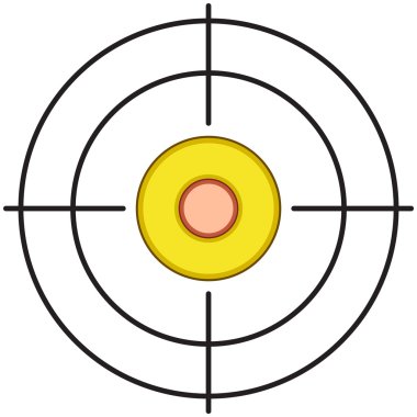 Hedef ve kartuş simgesi