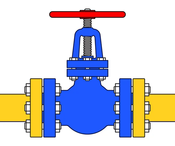 Icône robinet robinet de canalisation — Image vectorielle