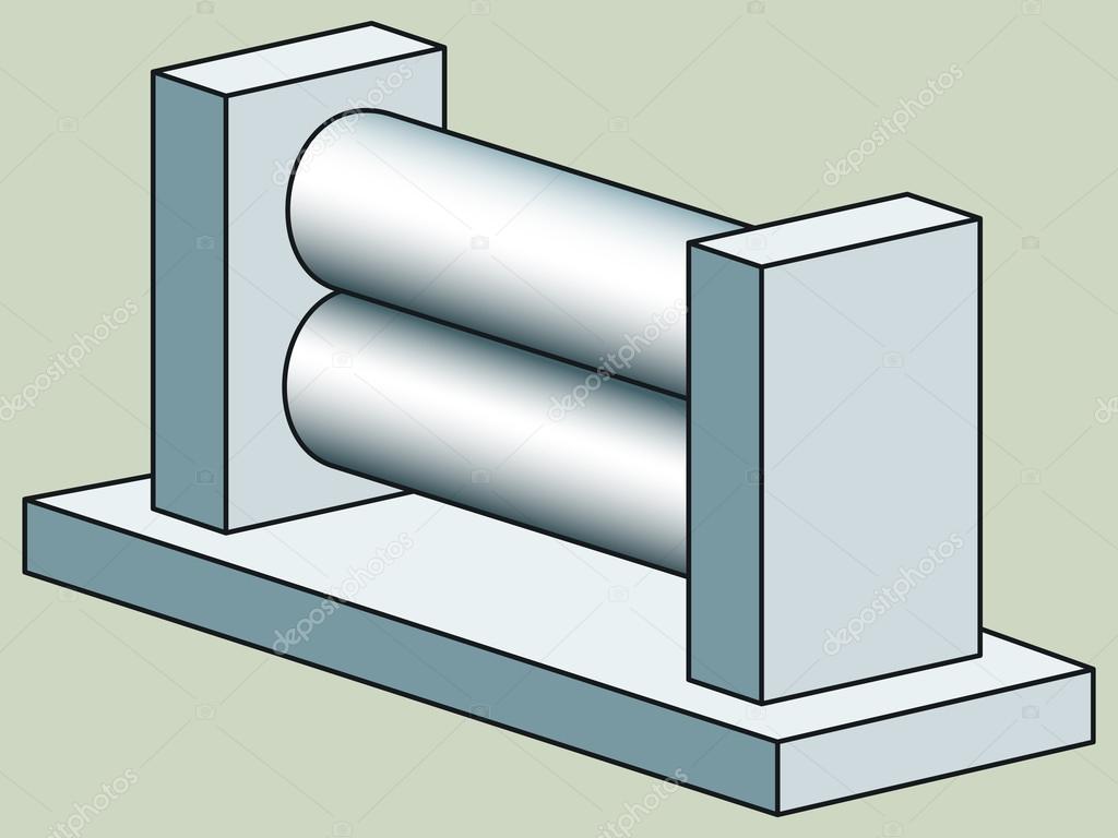 Rolling press icon