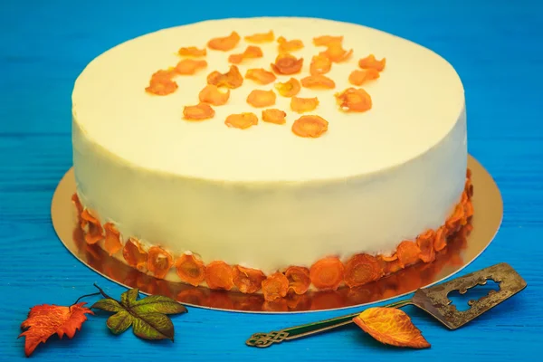 Ciasto marchewkowe nieprzerwany — Zdjęcie stockowe