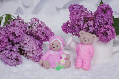 Oyuncak ayılar gibi el yapımı Sabun kurdu