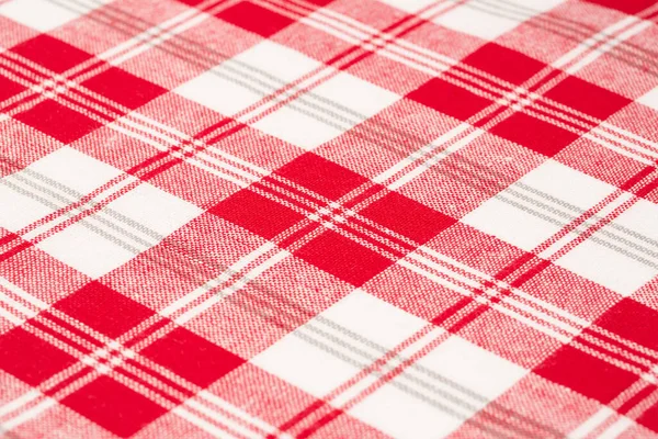 Texture Serviette Cuisine Rouge Blanche Comme Fond Image Horizontale — Photo