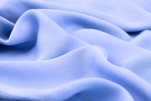 Modrá Textura Tkaniny Jako Pozadí Horizontální Obraz — Stock fotografie