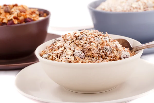 Muesli in the bowls — Stock Photo, Image