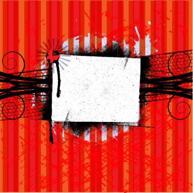 Afiş ve metin için beyaz alan Grunge arka plan