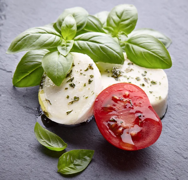 Closeup Caprese salatası — Stok fotoğraf