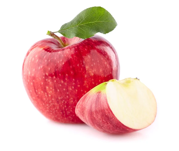 Apple with slice — Stock Photo, Image