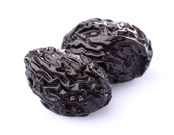 Prune Closeup White Background — Stock Photo, Image