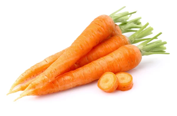 Carota con fetta — Foto Stock