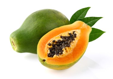 Papaya yaprakları ile