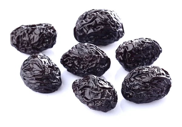 Prune on a white background — Stock Photo, Image