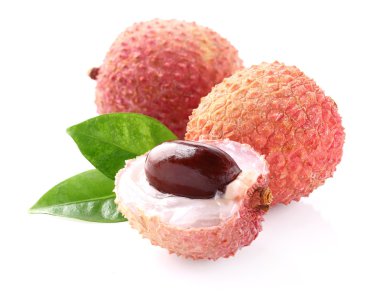 Lychee yaprak ile