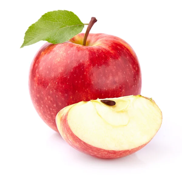 Apple with slice — Stock Photo, Image